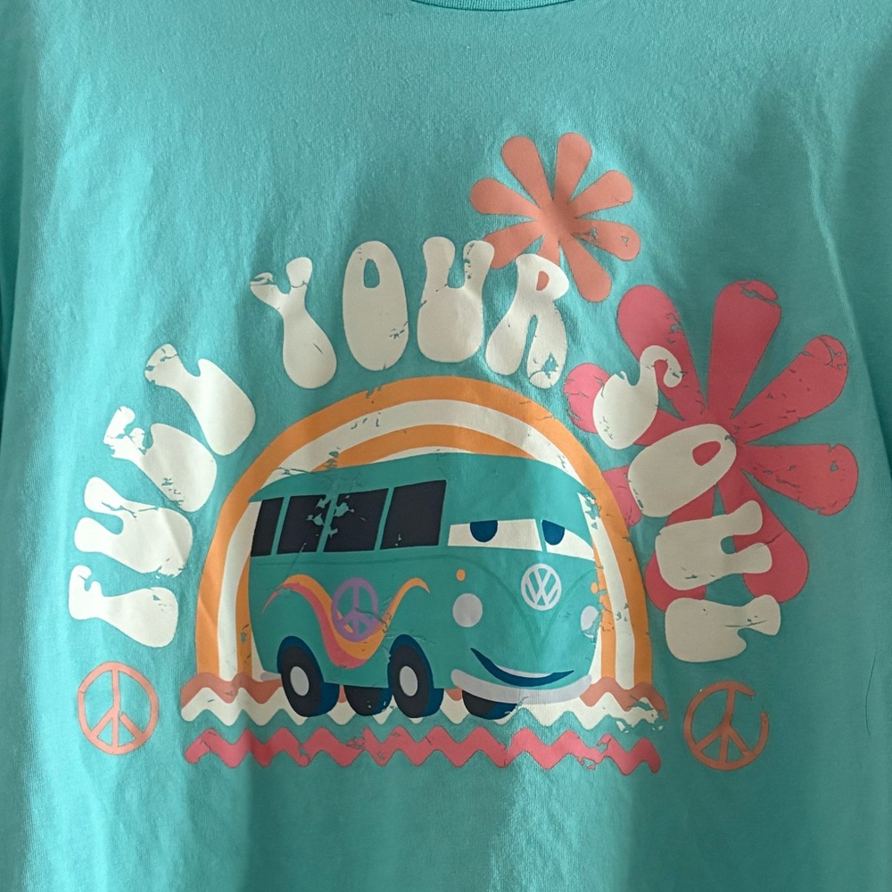 Disney Pixar Cars Fillmore Fuel Your Soul Women's LS T-shirt NWOT Size Medium - Picture 5 of 10